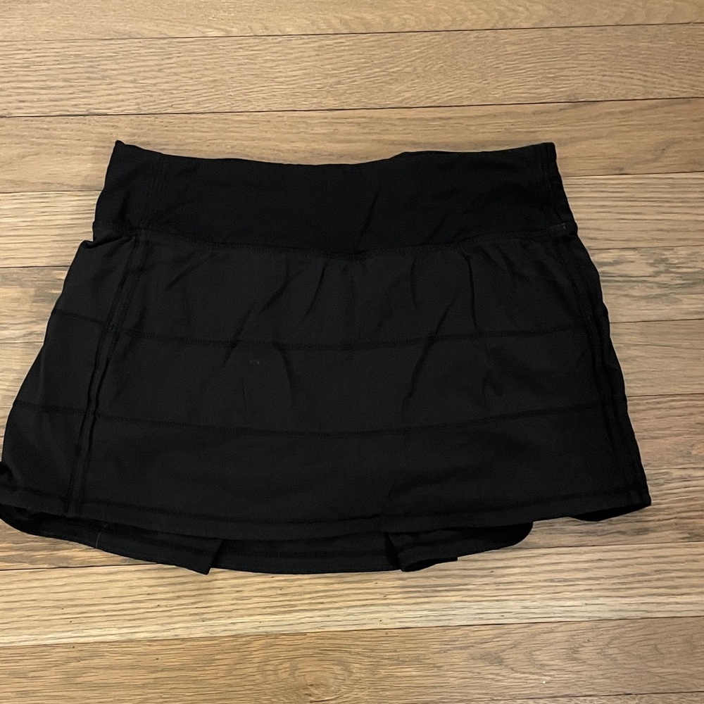lululemon athletica Black running Skirt, mid rise